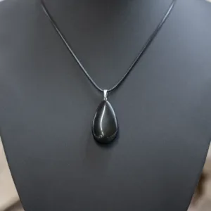 Pendentif Obsidienne - Goutte